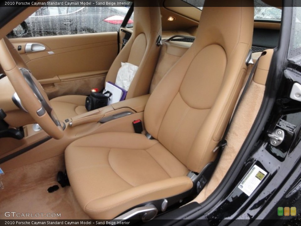 Sand Beige Interior Front Seat for the 2010 Porsche Cayman  #61742154