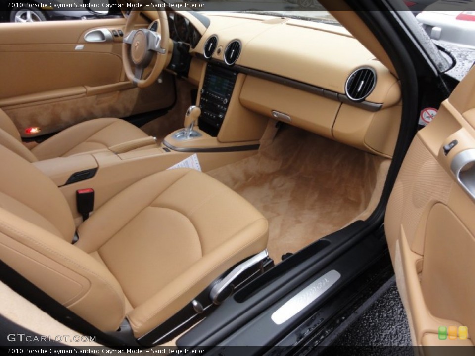 Sand Beige Interior Photo for the 2010 Porsche Cayman  #61742160