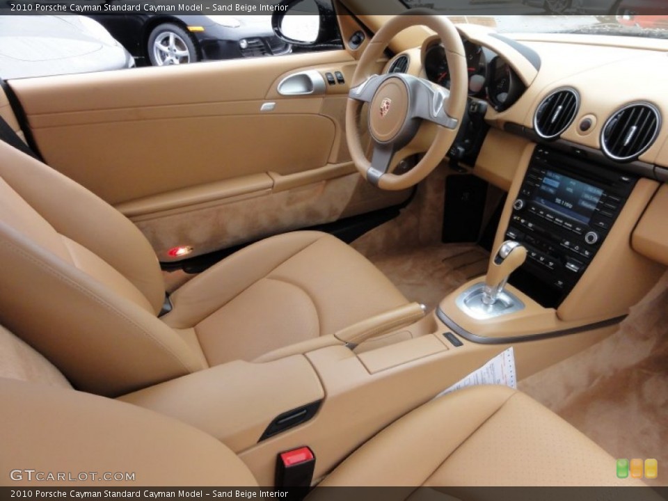Sand Beige Interior Photo for the 2010 Porsche Cayman  #61742166