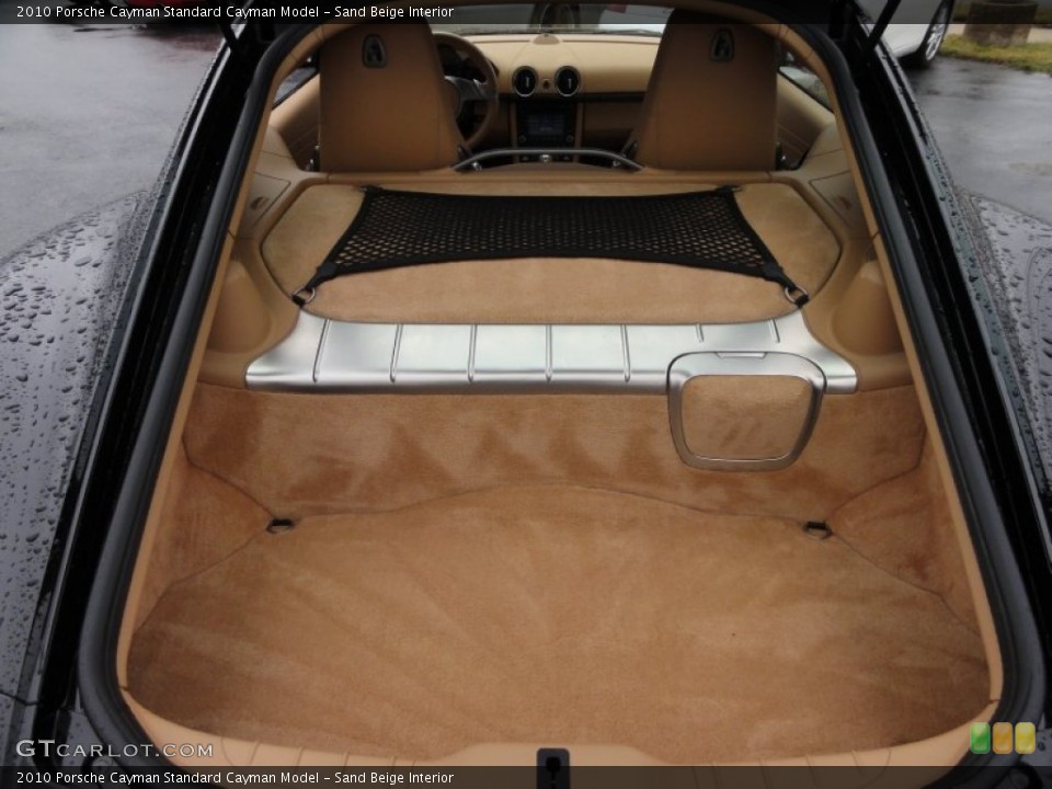 Sand Beige Interior Trunk for the 2010 Porsche Cayman  #61742202
