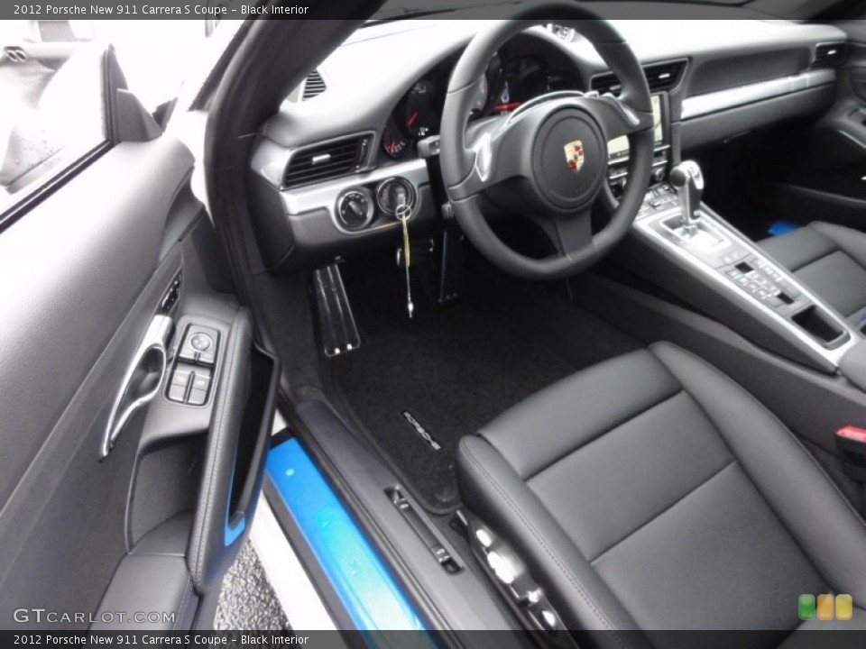 Black Interior Photo for the 2012 Porsche New 911 Carrera S Coupe #61742827