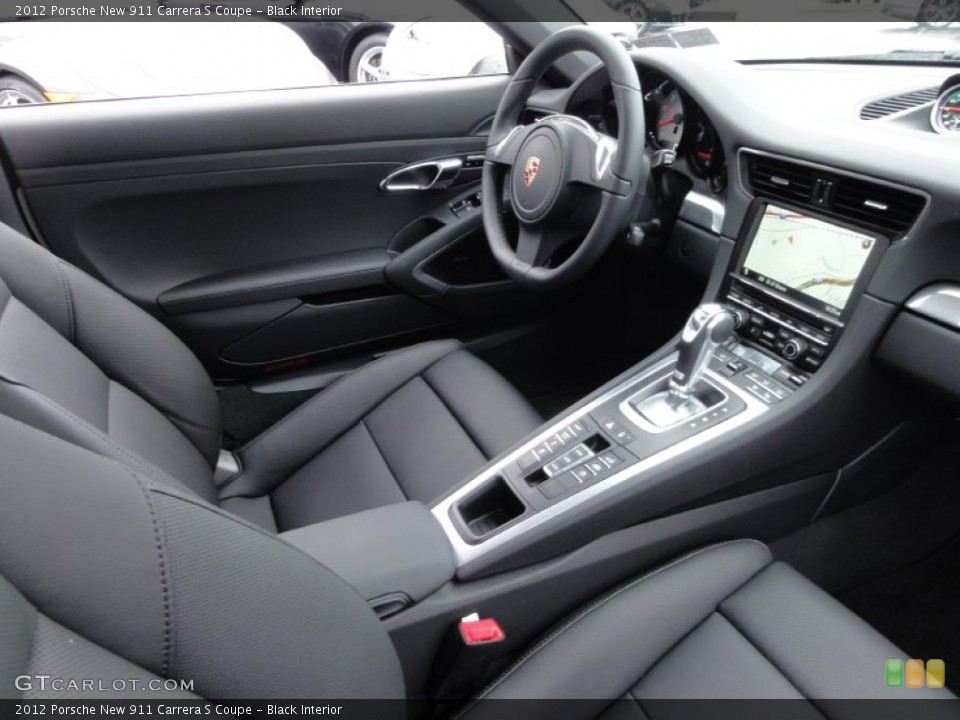 Black Interior Photo for the 2012 Porsche New 911 Carrera S Coupe #61742875