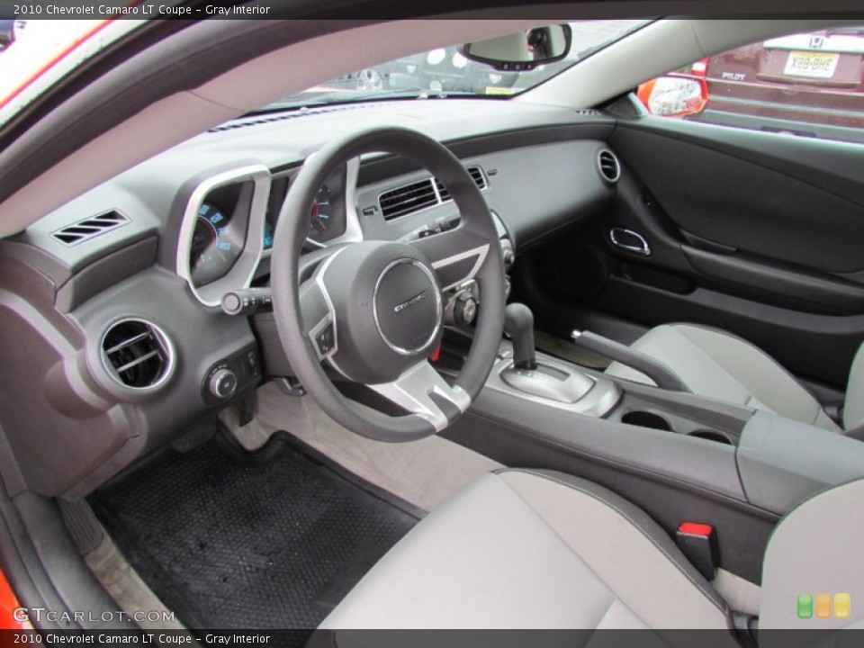 Gray Interior Prime Interior for the 2010 Chevrolet Camaro LT Coupe #61743592