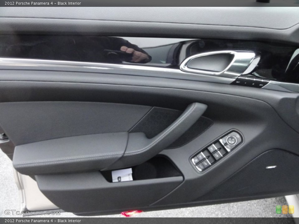 Black Interior Door Panel for the 2012 Porsche Panamera 4 #61743604