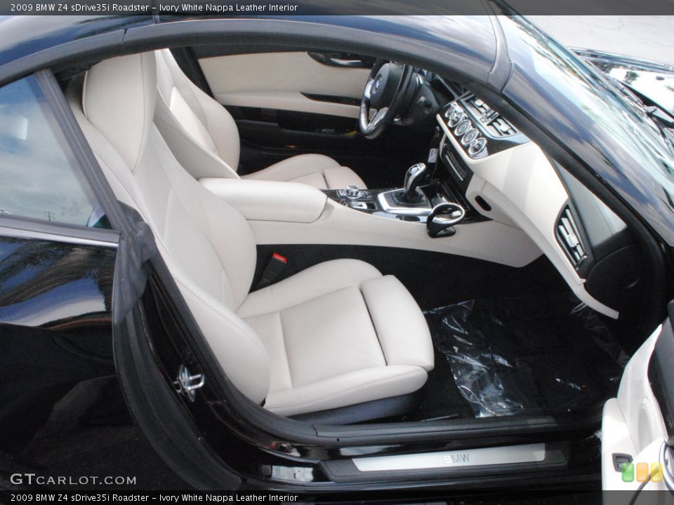 Ivory White Nappa Leather Interior Photo for the 2009 BMW Z4 sDrive35i Roadster #61745757