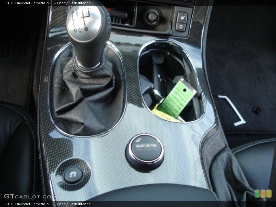 Ebony Black Interior Transmission for the 2010 Chevrolet Corvette ZR1 #61746901