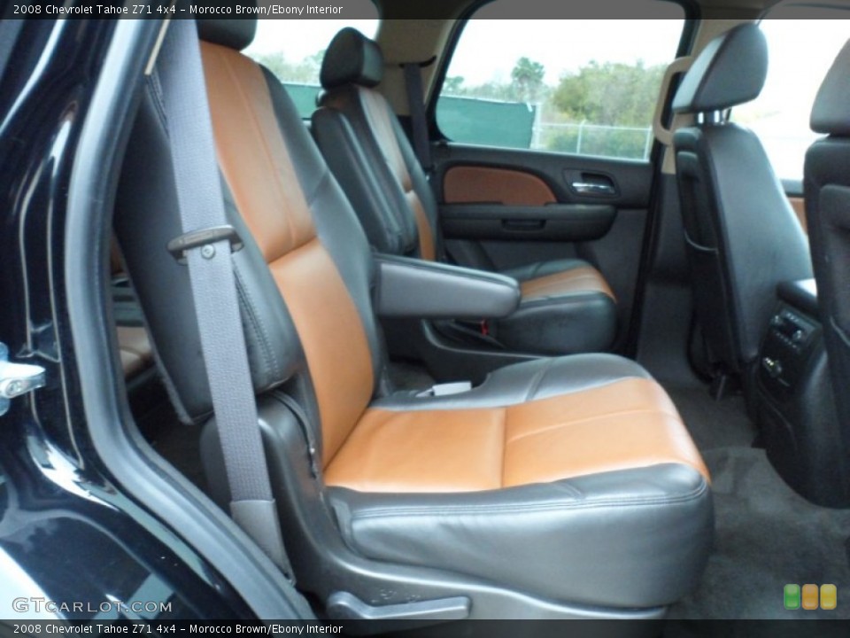 Morocco Brown/Ebony Interior Rear Seat for the 2008 Chevrolet Tahoe Z71 4x4 #61748342