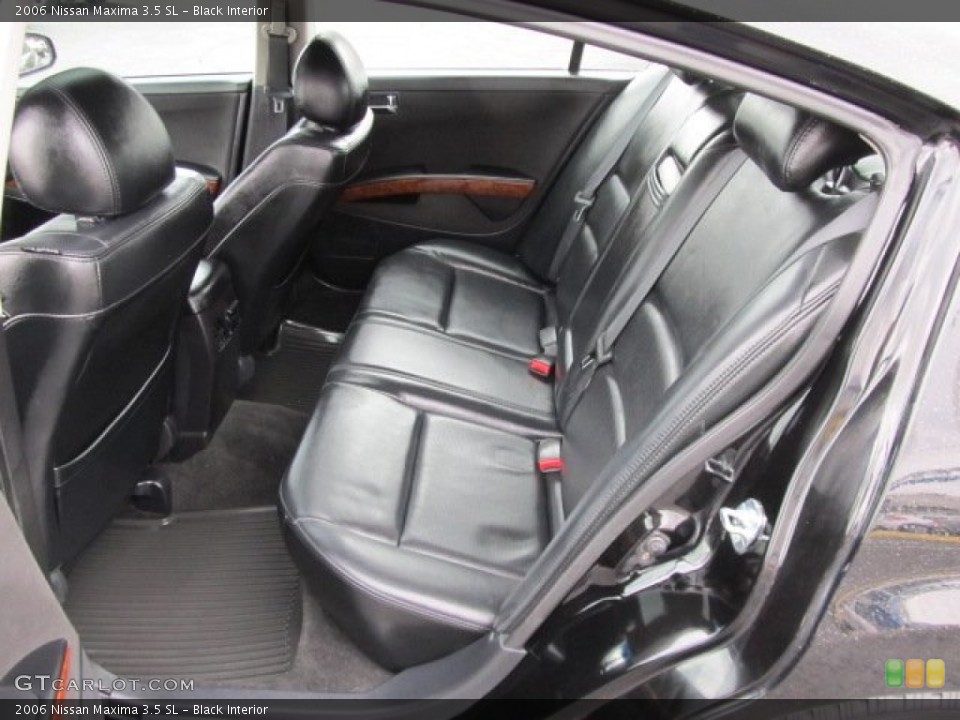 Black Interior Photo for the 2006 Nissan Maxima 3.5 SL #61749341