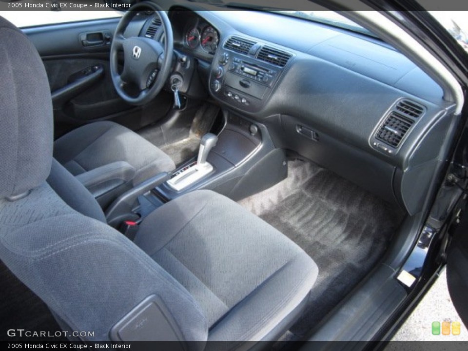 Black Interior Photo for the 2005 Honda Civic EX Coupe #61750133