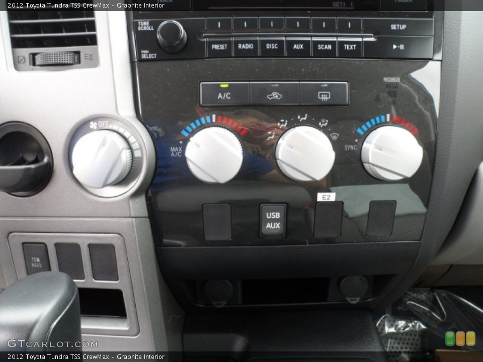 Graphite Interior Controls for the 2012 Toyota Tundra TSS CrewMax #61750970