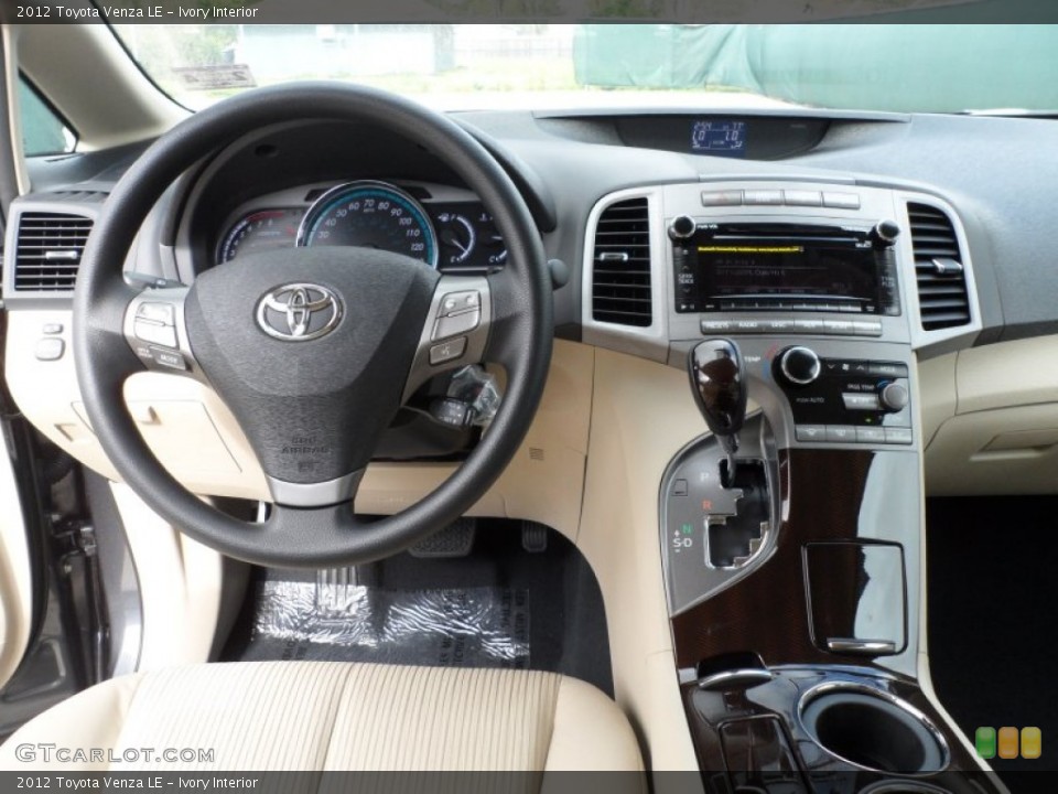 Ivory Interior Dashboard for the 2012 Toyota Venza LE #61752524