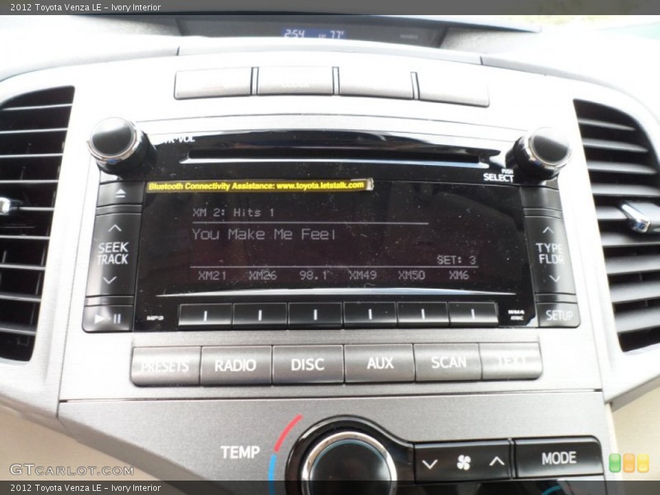 Ivory Interior Audio System for the 2012 Toyota Venza LE #61752545