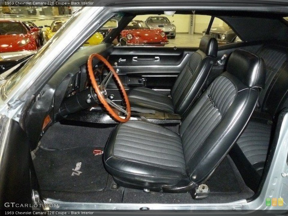 Black Interior Photo for the 1969 Chevrolet Camaro Z28 Coupe #61752650