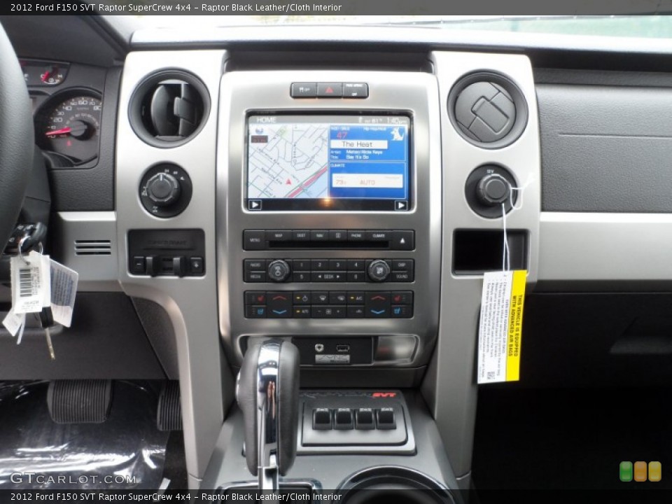 Raptor Black Leather/Cloth Interior Controls for the 2012 Ford F150 SVT Raptor SuperCrew 4x4 #61753226