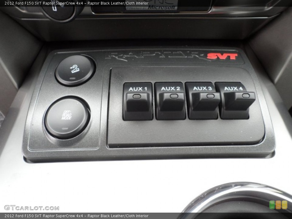 Raptor Black Leather/Cloth Interior Controls for the 2012 Ford F150 SVT Raptor SuperCrew 4x4 #61753250