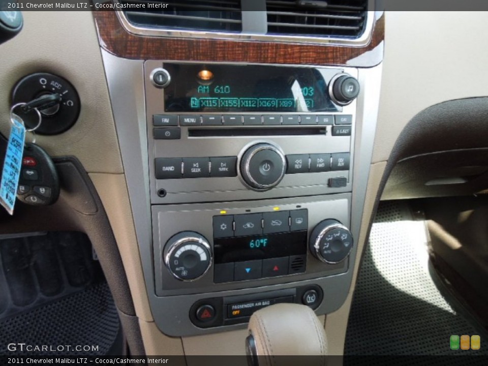 Cocoa/Cashmere Interior Audio System for the 2011 Chevrolet Malibu LTZ #61753994
