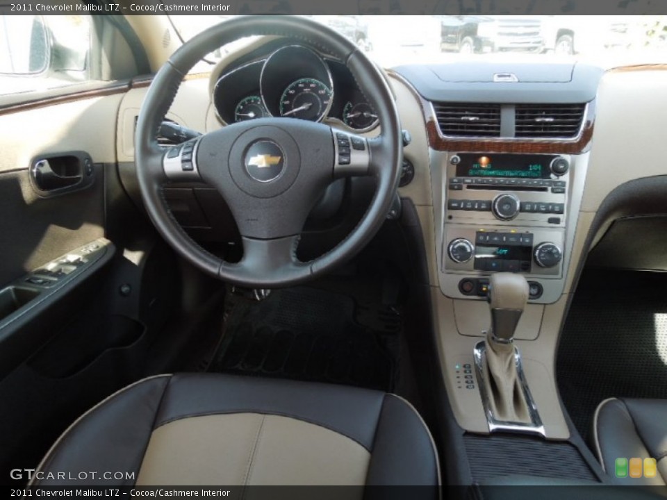 Cocoa/Cashmere Interior Dashboard for the 2011 Chevrolet Malibu LTZ #61754018