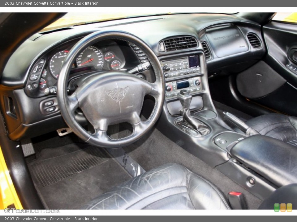 Black 2003 Chevrolet Corvette Interiors