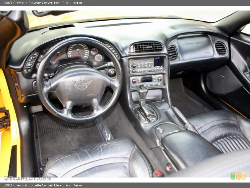 Black Interior Dashboard for the 2003 Chevrolet Corvette Convertible #61754801