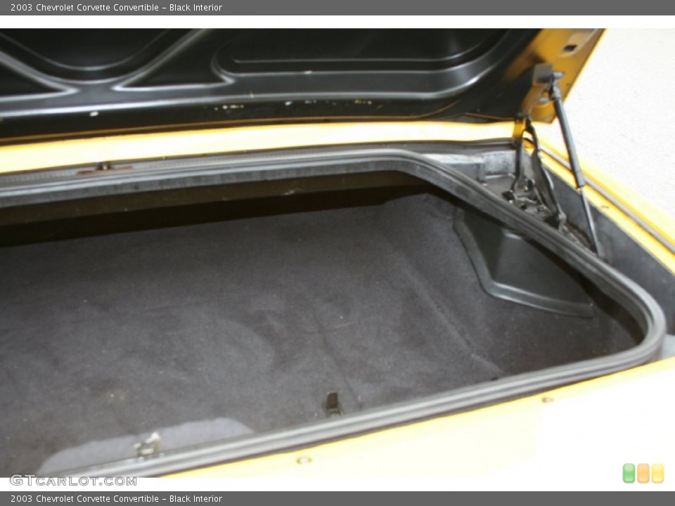 Black Interior Trunk for the 2003 Chevrolet Corvette Convertible #61754903