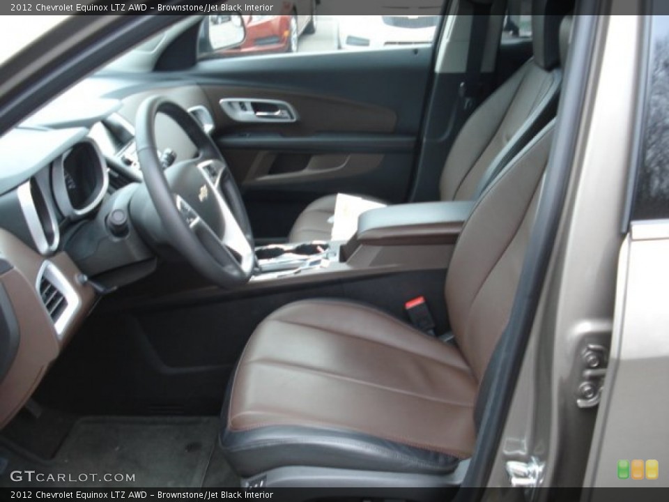 Brownstone/Jet Black Interior Photo for the 2012 Chevrolet Equinox LTZ AWD #61759772