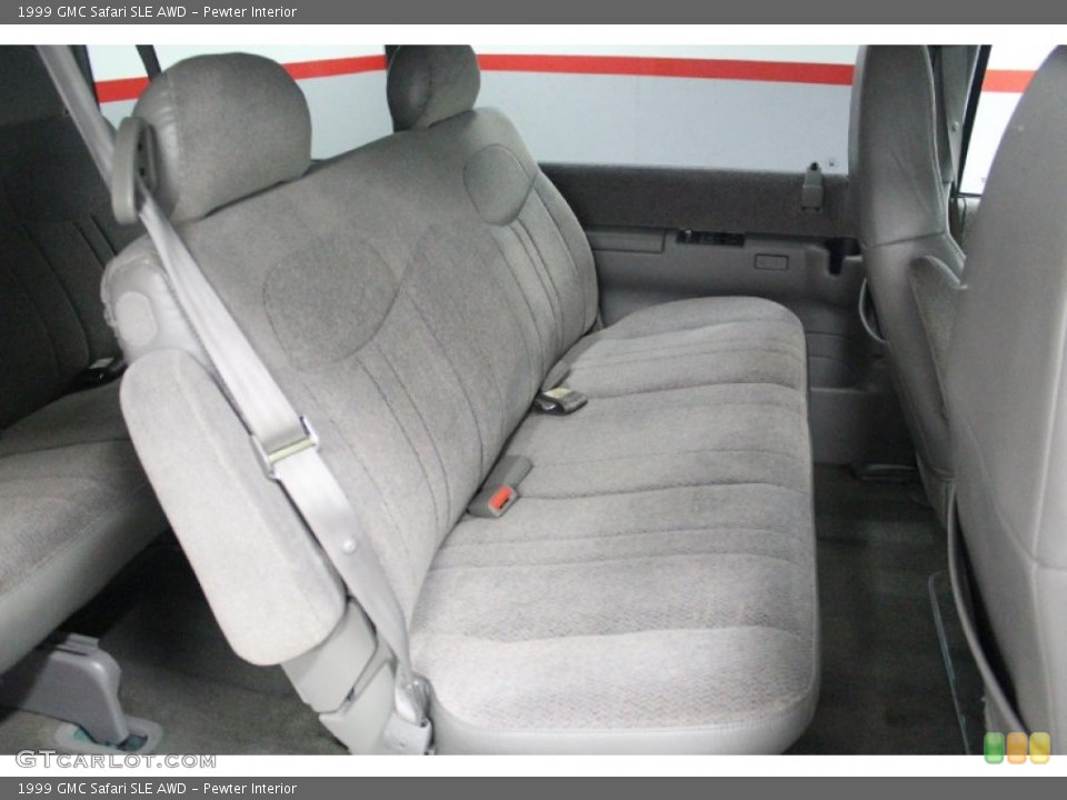 Pewter Interior Rear Seat for the 1999 GMC Safari SLE AWD #61763276