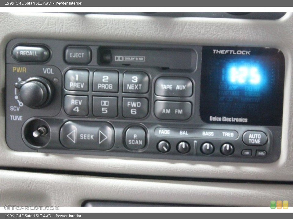 Pewter Interior Audio System for the 1999 GMC Safari SLE AWD #61763411