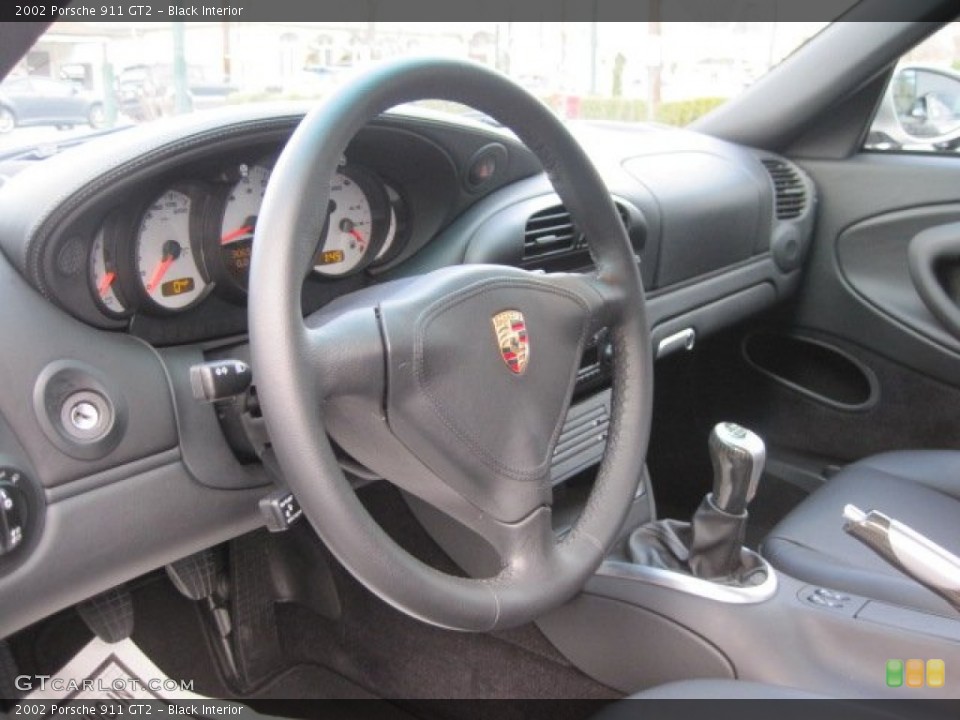 Black Interior Photo for the 2002 Porsche 911 GT2 #61764140