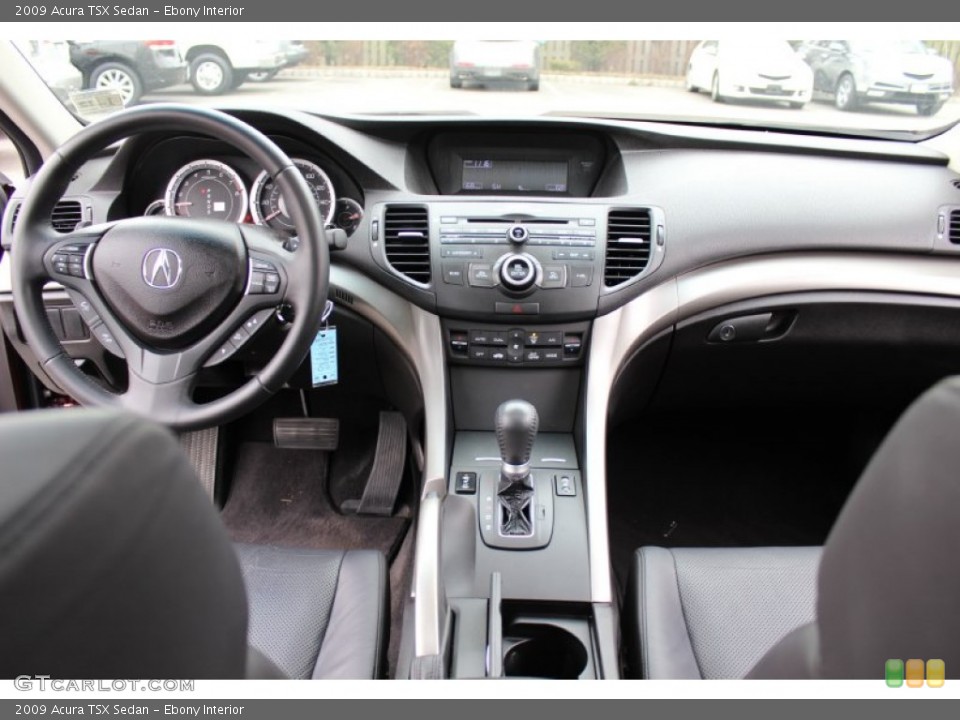 Ebony Interior Dashboard for the 2009 Acura TSX Sedan #61764647