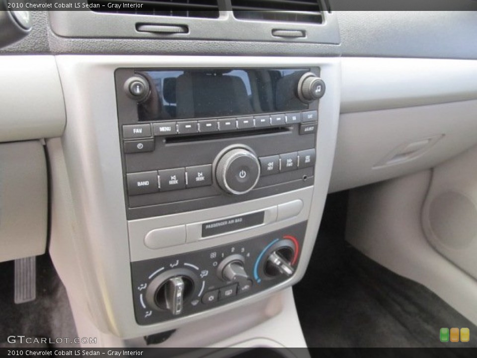 Gray Interior Controls for the 2010 Chevrolet Cobalt LS Sedan #61766279