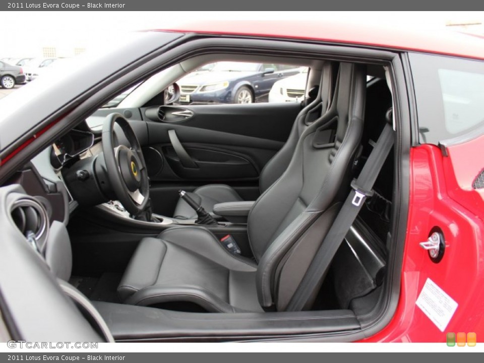 Black Interior Front Seat for the 2011 Lotus Evora Coupe #61766387