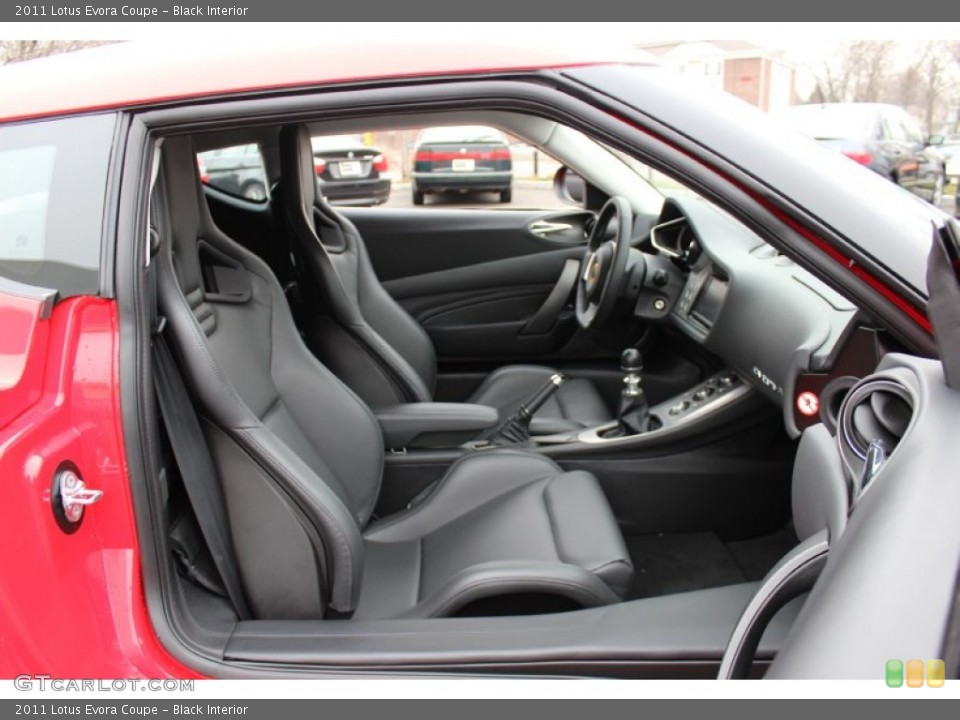 Black Interior Front Seat for the 2011 Lotus Evora Coupe #61766510