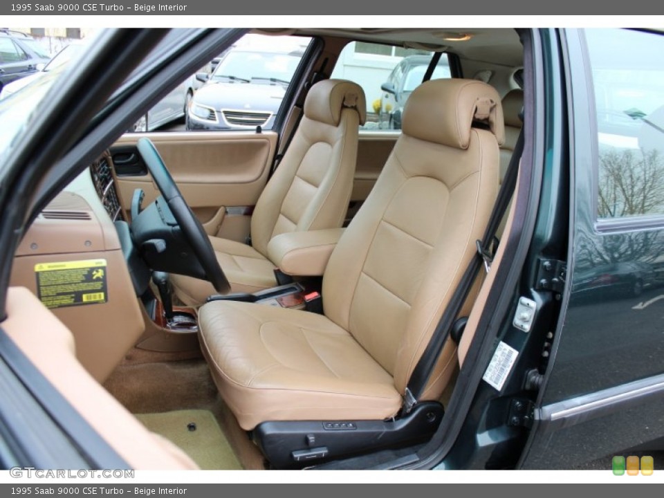 Beige Interior Front Seat for the 1995 Saab 9000 CSE Turbo #61766684