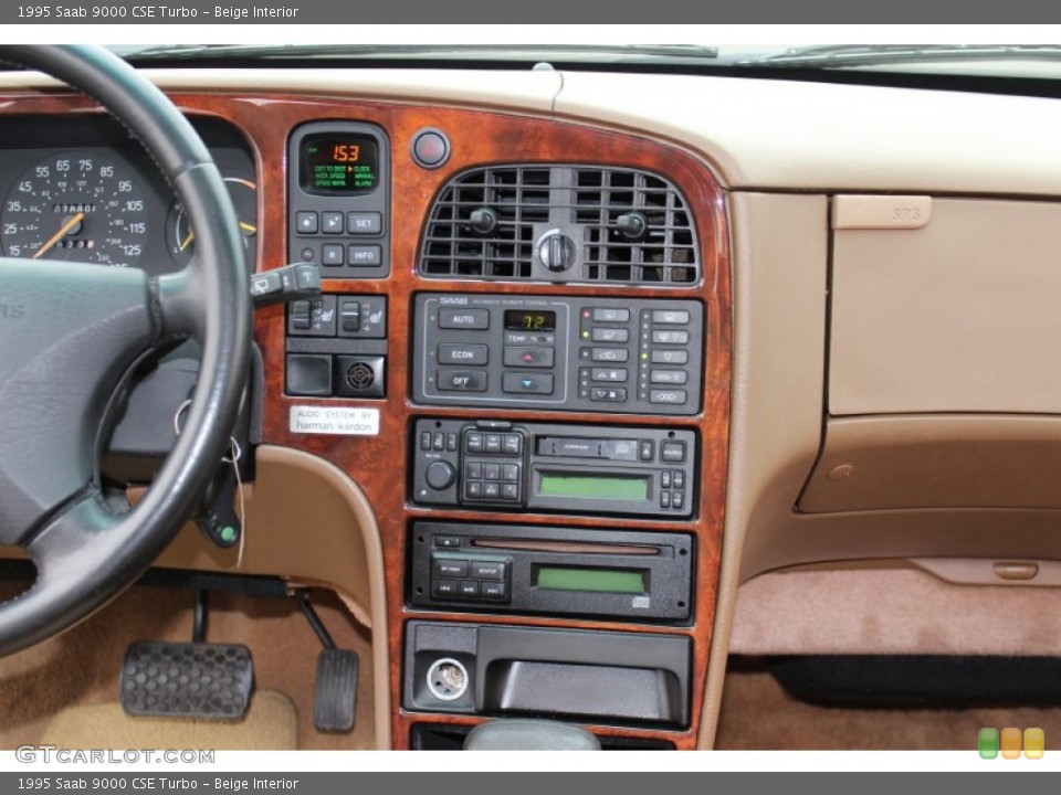 Beige Interior Controls for the 1995 Saab 9000 CSE Turbo #61766720
