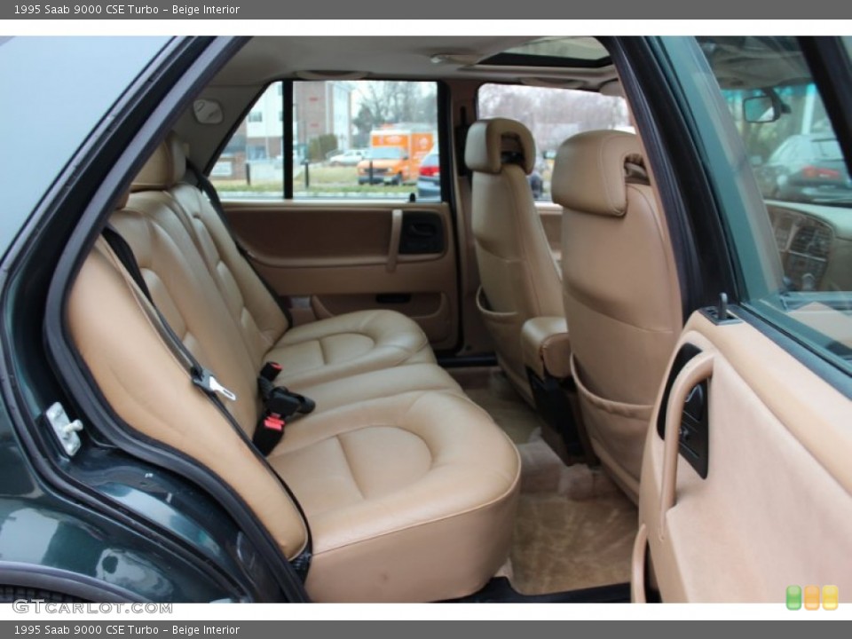 Beige Interior Rear Seat for the 1995 Saab 9000 CSE Turbo #61766757