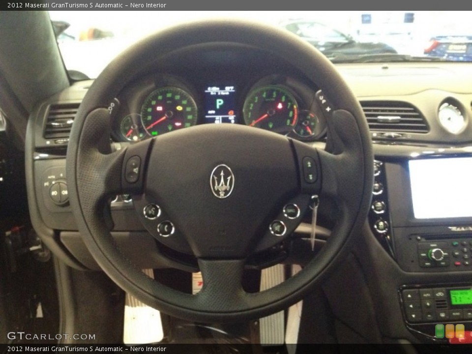 Nero Interior Steering Wheel for the 2012 Maserati GranTurismo S Automatic #61772819