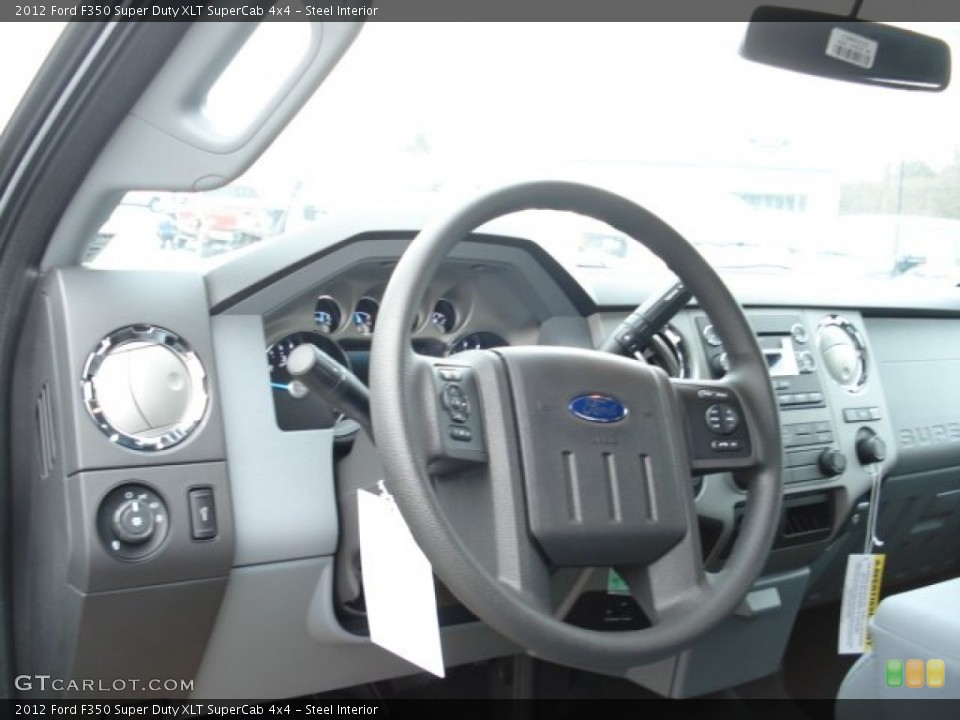 Steel Interior Steering Wheel for the 2012 Ford F350 Super Duty XLT SuperCab 4x4 #61774079