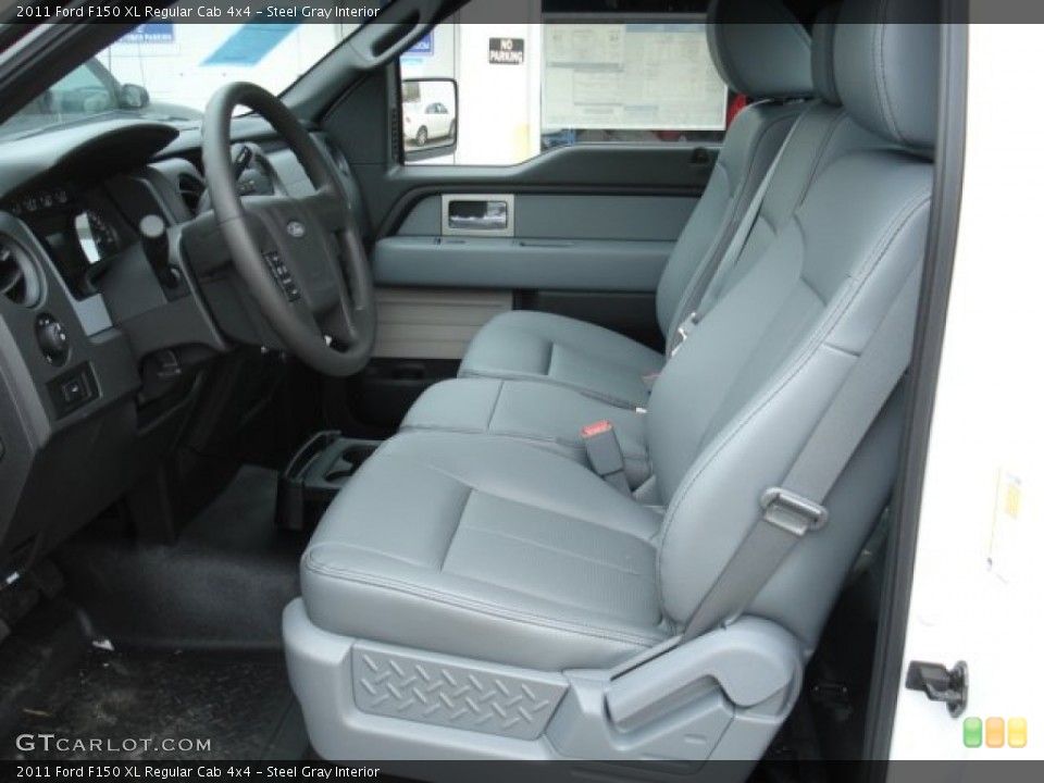 Steel Gray Interior Photo for the 2011 Ford F150 XL Regular Cab 4x4 #61775939
