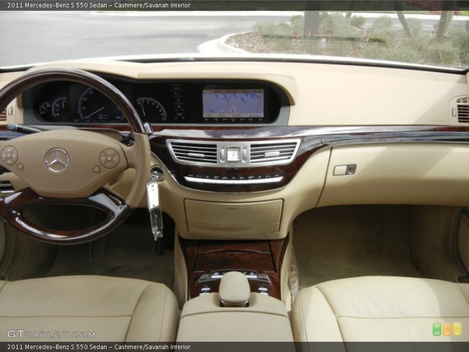 Cashmere/Savanah Interior Dashboard for the 2011 Mercedes-Benz S 550 Sedan #61776647