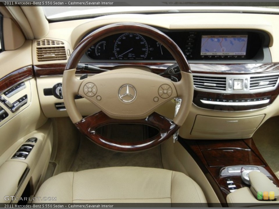 Cashmere/Savanah Interior Dashboard for the 2011 Mercedes-Benz S 550 Sedan #61776653