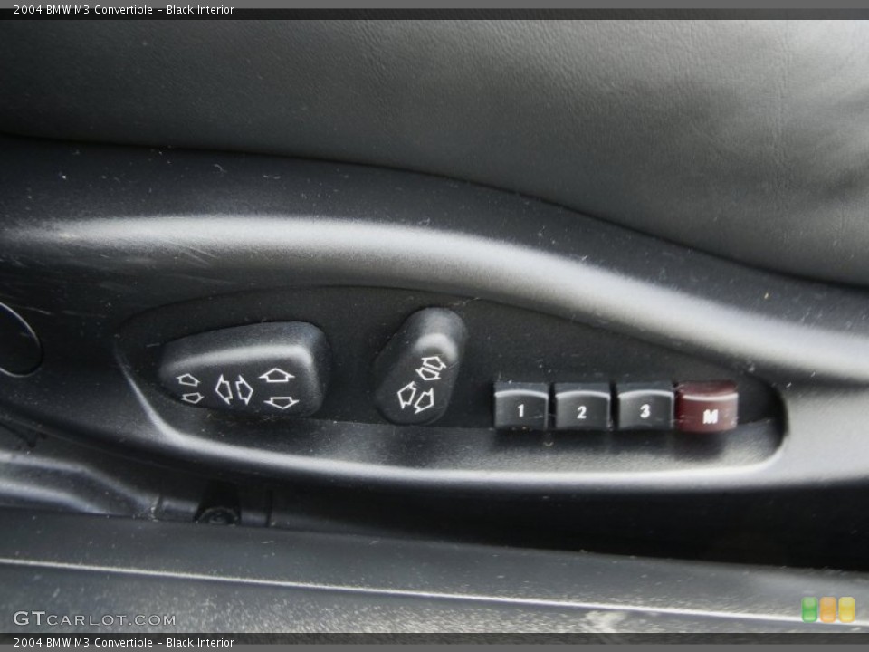 Black Interior Controls for the 2004 BMW M3 Convertible #61778006