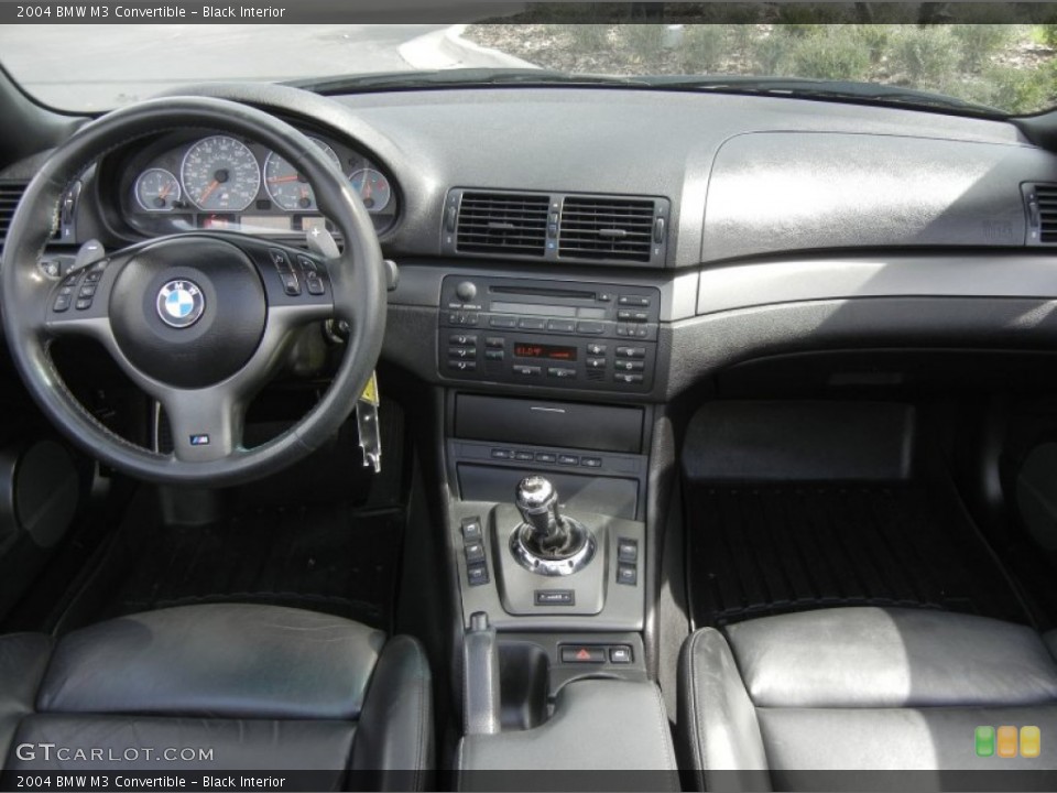 Black Interior Dashboard for the 2004 BMW M3 Convertible #61778051