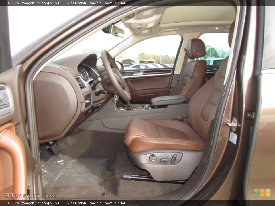 Saddle Brown Interior Photo for the 2012 Volkswagen Touareg VR6 FSI Lux 4XMotion #61781358