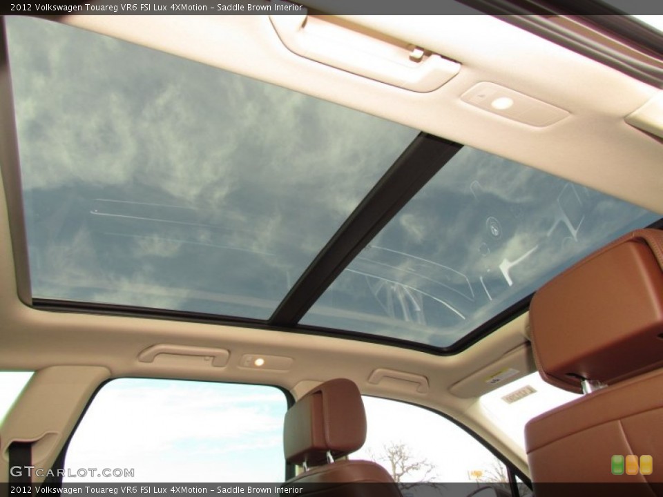 Saddle Brown Interior Sunroof for the 2012 Volkswagen Touareg VR6 FSI Lux 4XMotion #61781387