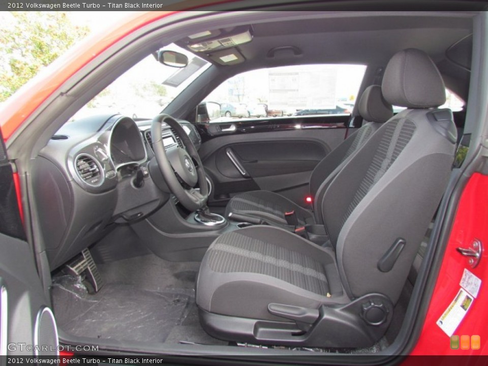 Titan Black Interior Photo for the 2012 Volkswagen Beetle Turbo #61781756