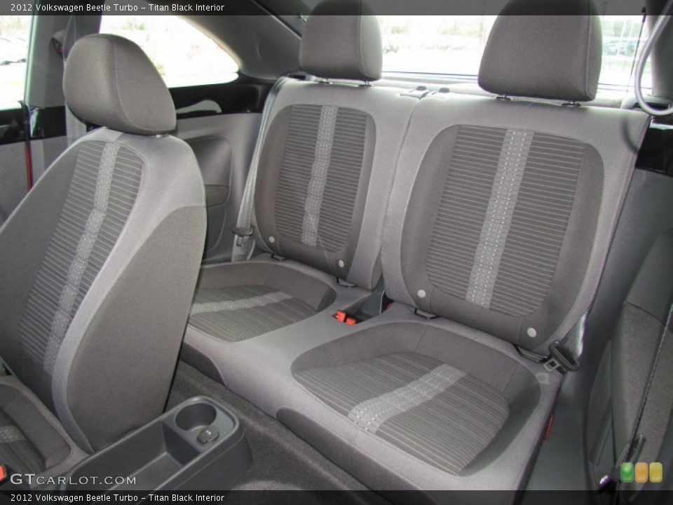 Titan Black Interior Rear Seat for the 2012 Volkswagen Beetle Turbo #61781765