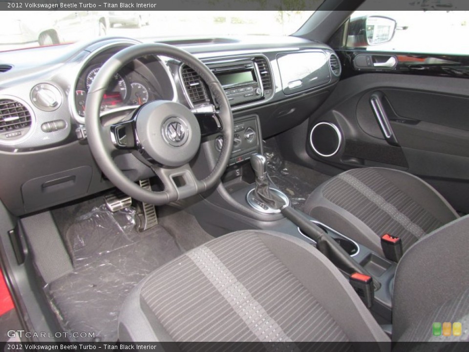 Titan Black Interior Photo for the 2012 Volkswagen Beetle Turbo #61781774