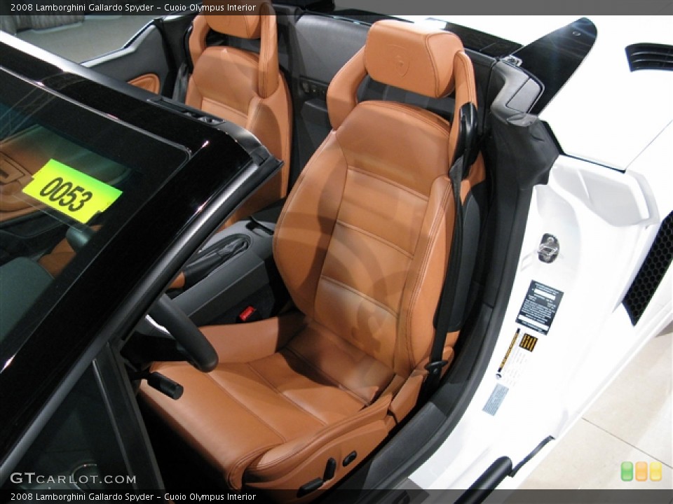 Cuoio Olympus Interior Photo for the 2008 Lamborghini Gallardo Spyder #617857