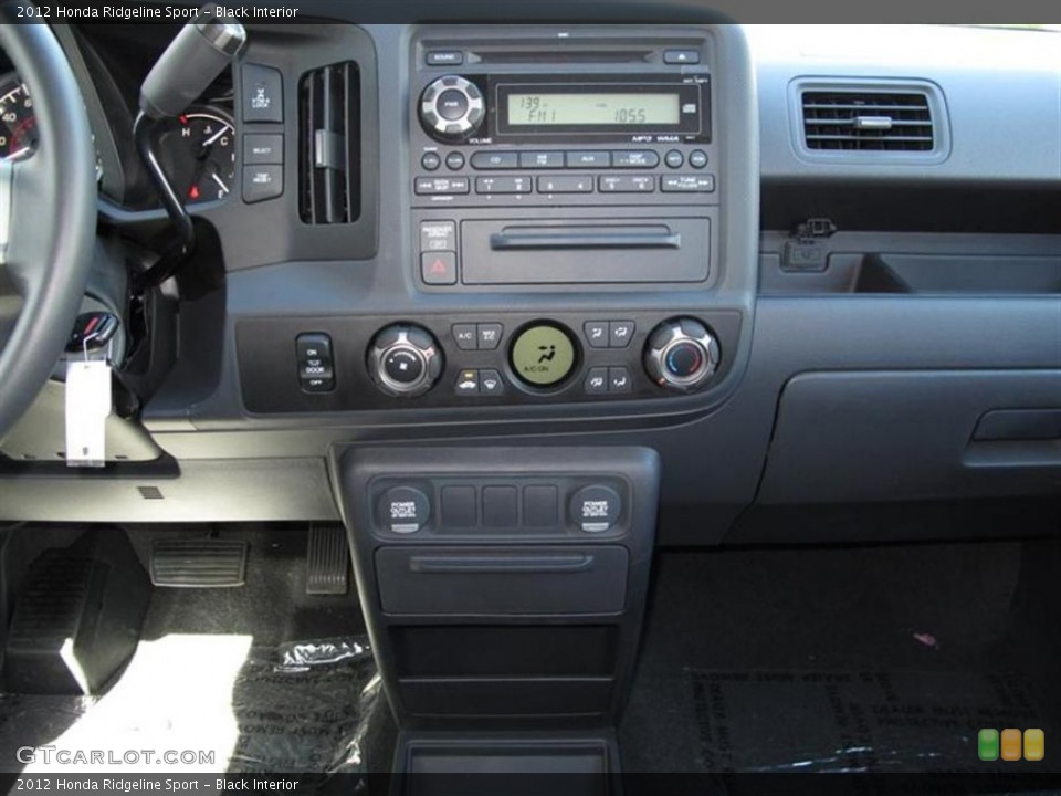 Black Interior Controls for the 2012 Honda Ridgeline Sport #61786490