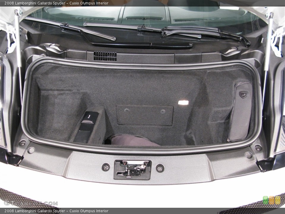 Cuoio Olympus Interior Trunk for the 2008 Lamborghini Gallardo Spyder #617935